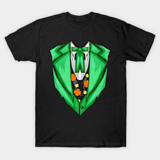 Green Outfit With Bow For St. Patricks Day T-Shirt